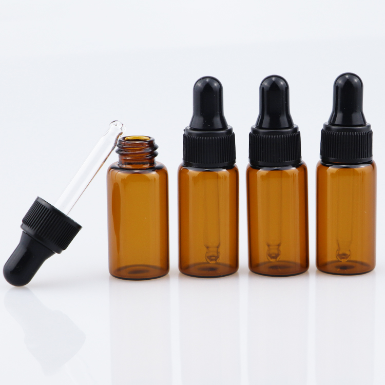 tester vials amber brown vials 5ml  glass vials with dropper