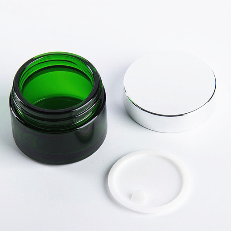 thick air tight glass jar skin care eye cream packaging jars refillable