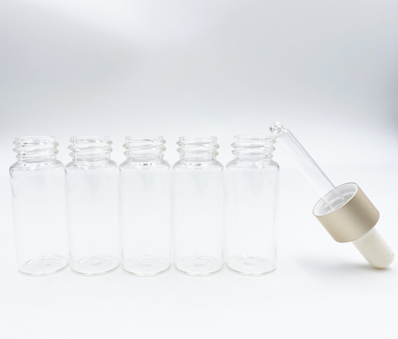 thick bottom dropper bottle 20ml 30ml 50ml 100ml white cylinder dropper bottle