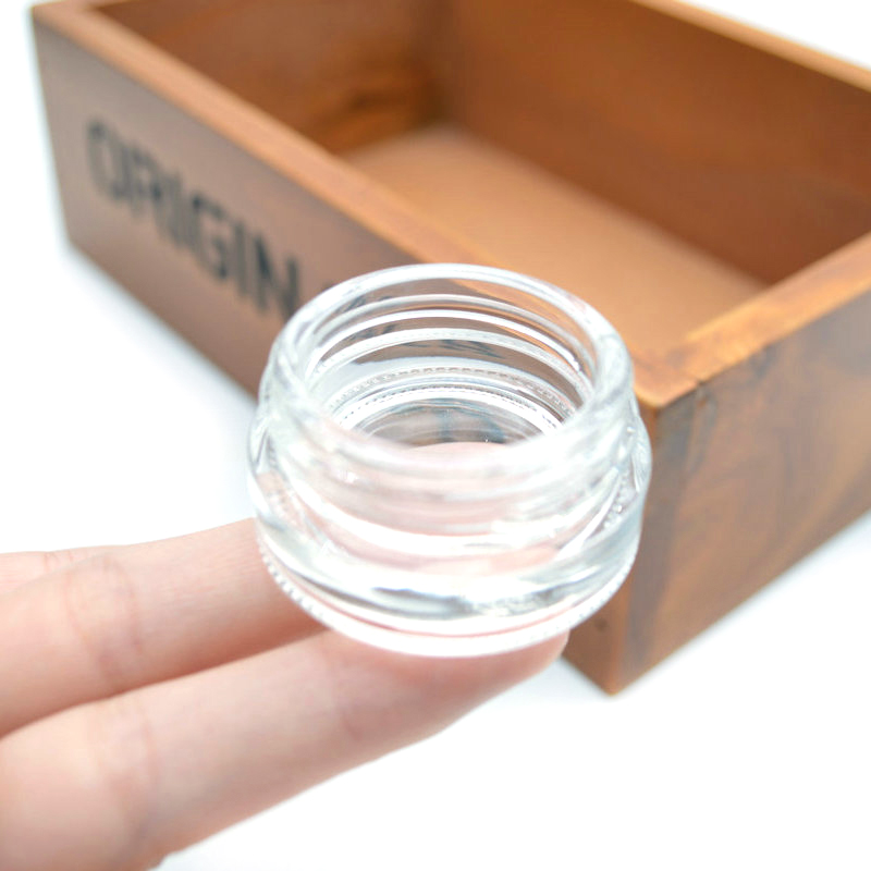 thick bottom eyeshadow 5ml low profile cosmetic jar