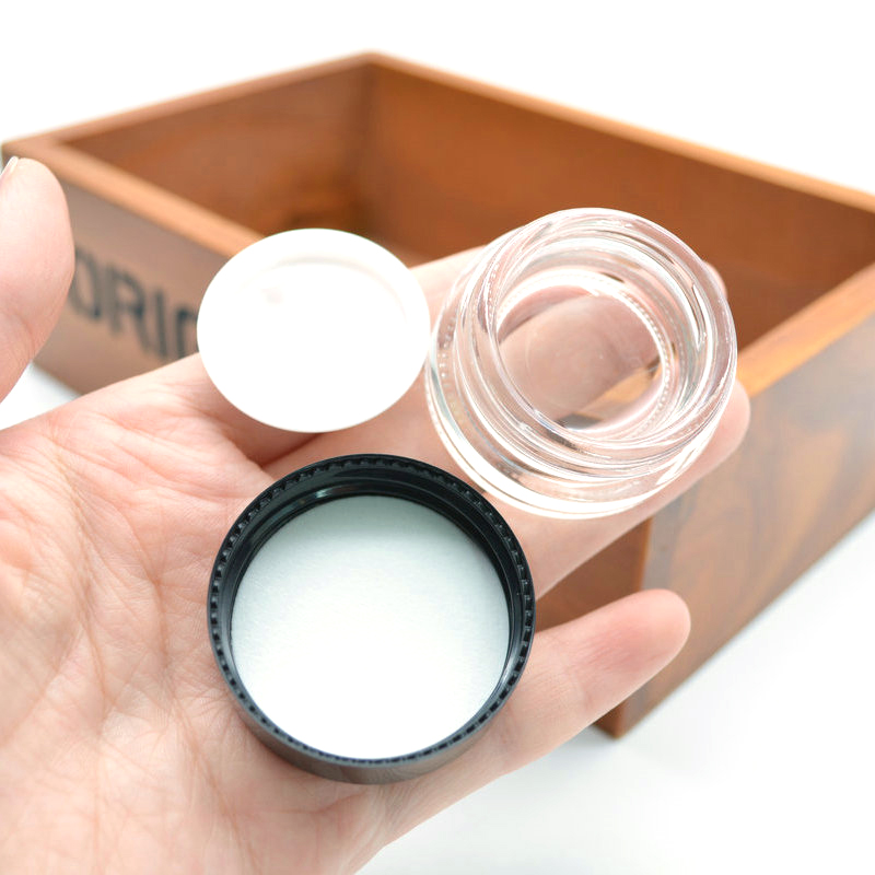 thick bottom eyeshadow 5ml low profile cosmetic jar