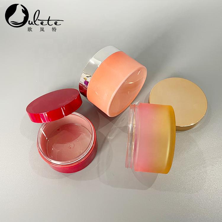thick wall plastic jar 200ml 250ml frosted empty sleeping mask hair mask pet jar for cosmetics