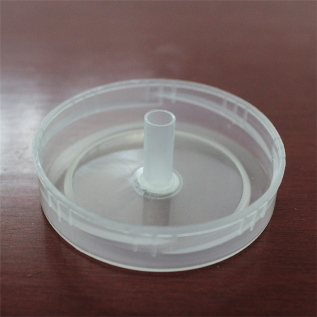 tissue culture glass bottle with Reusable cover
