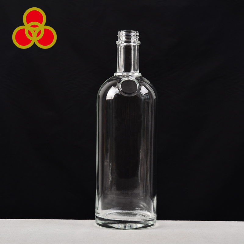 top 750ml square vodka empty glass bottle