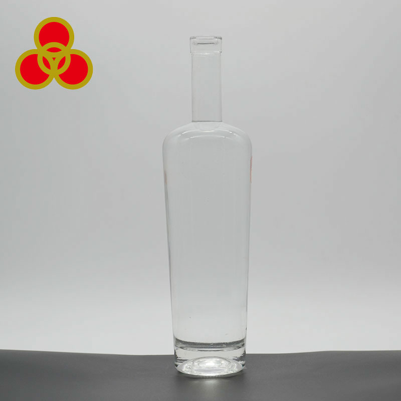 top 750ml square vodka empty glass bottle