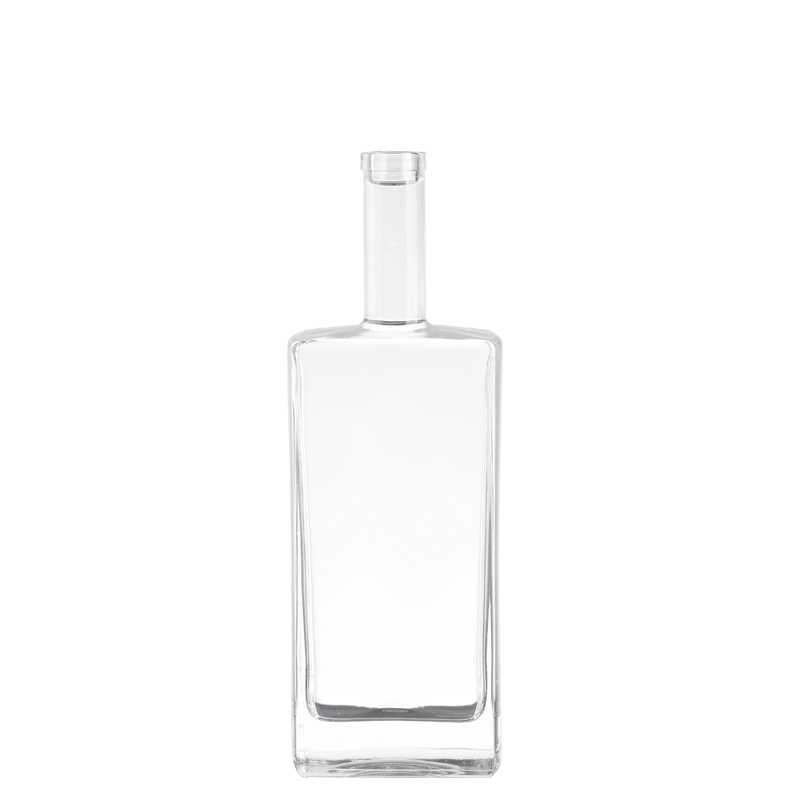 top 750ml square vodka empty glass bottle