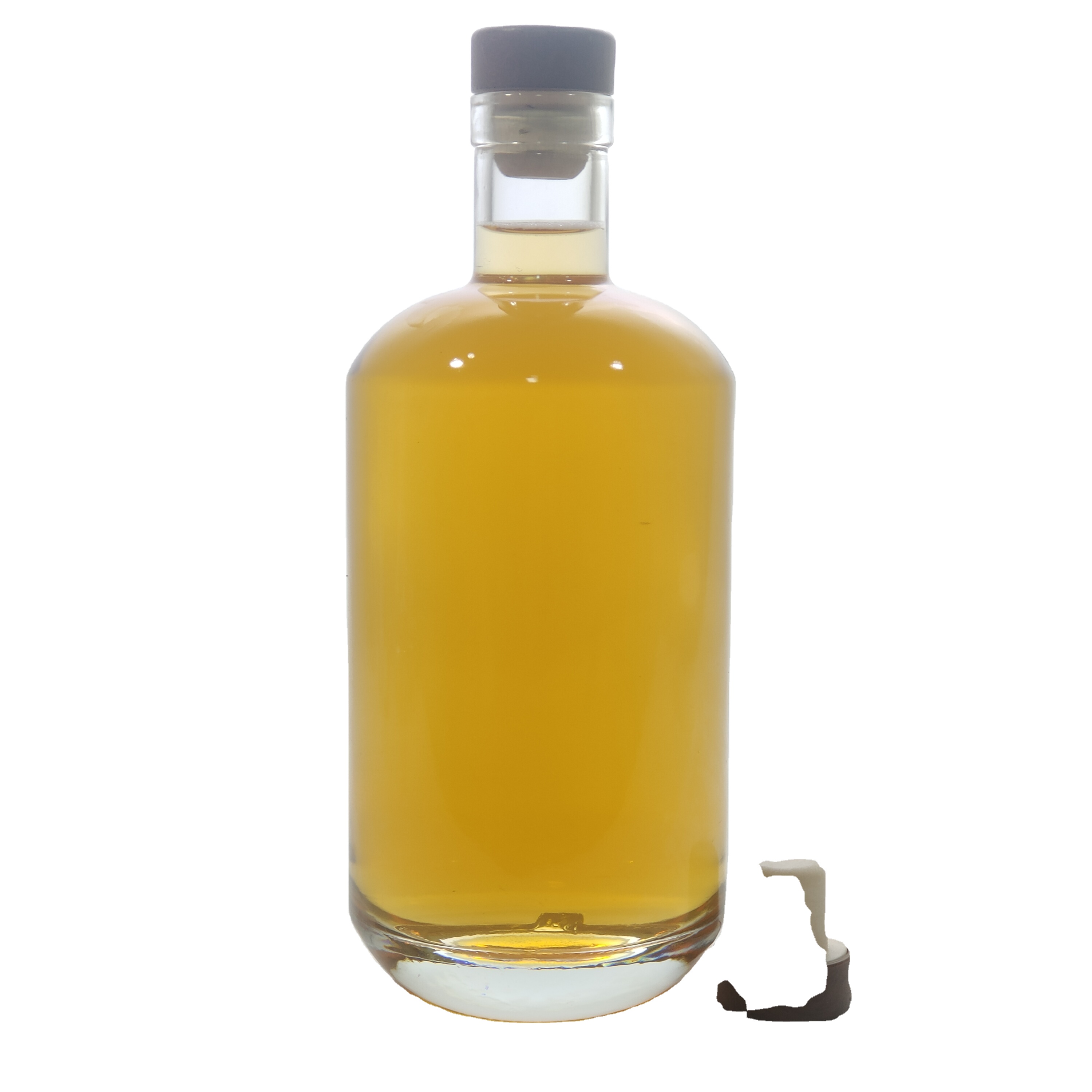top 750ml square vodka empty glass bottle