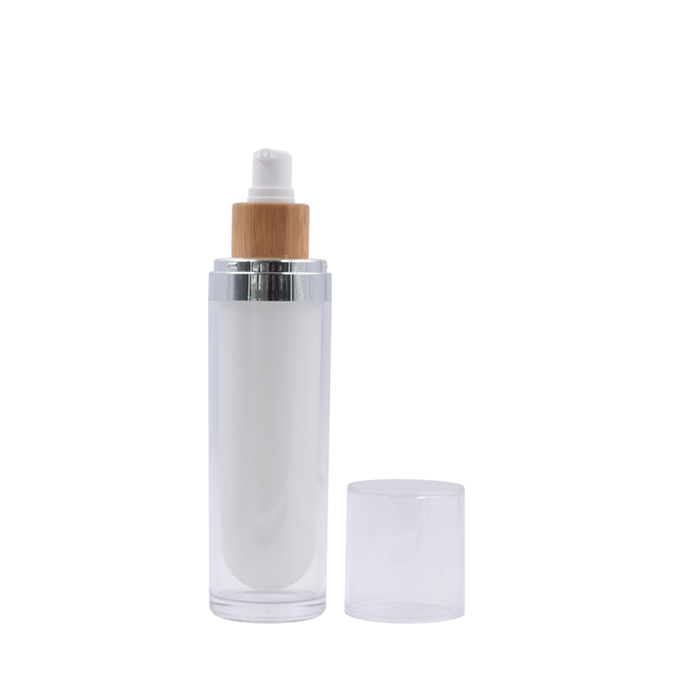top grade and luxury cosmetic bottles and jars 15 ml 30 ml 50 ml 30 g 50 g bamboo acrylic bottles and jars
