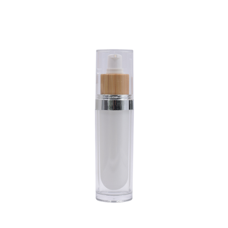 top grade and luxury cosmetic bottles and jars 15 ml 30 ml 50 ml 30 g 50 g bamboo acrylic bottles and jars
