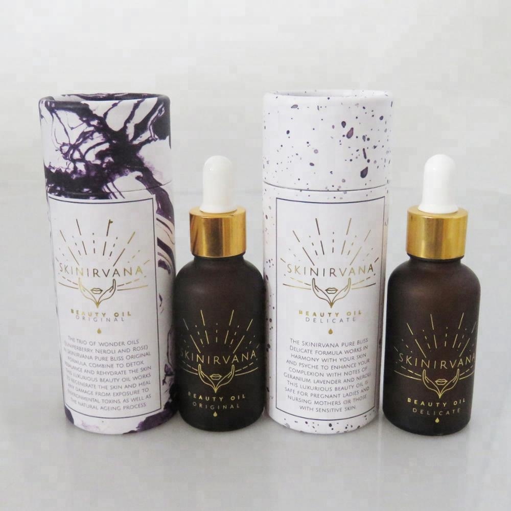 trade assurance 30ml glass bottles amber/frosted amber glass dropper bottles with packing tube