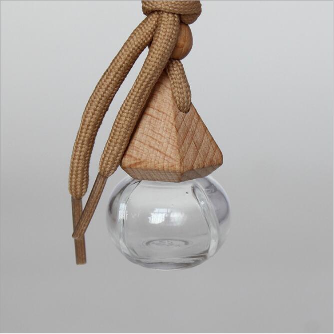 transparent air freshener perfume container hanging empty car diffuser bottle for sale