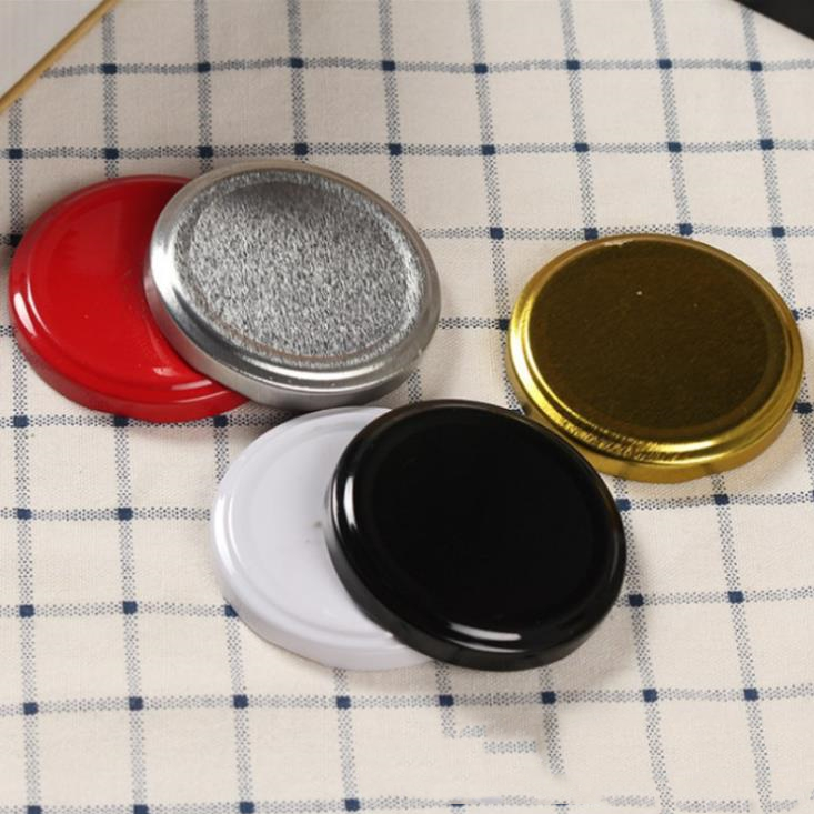 transparent empty honey glass jar hexagonal glass jar with leak proof tin lid