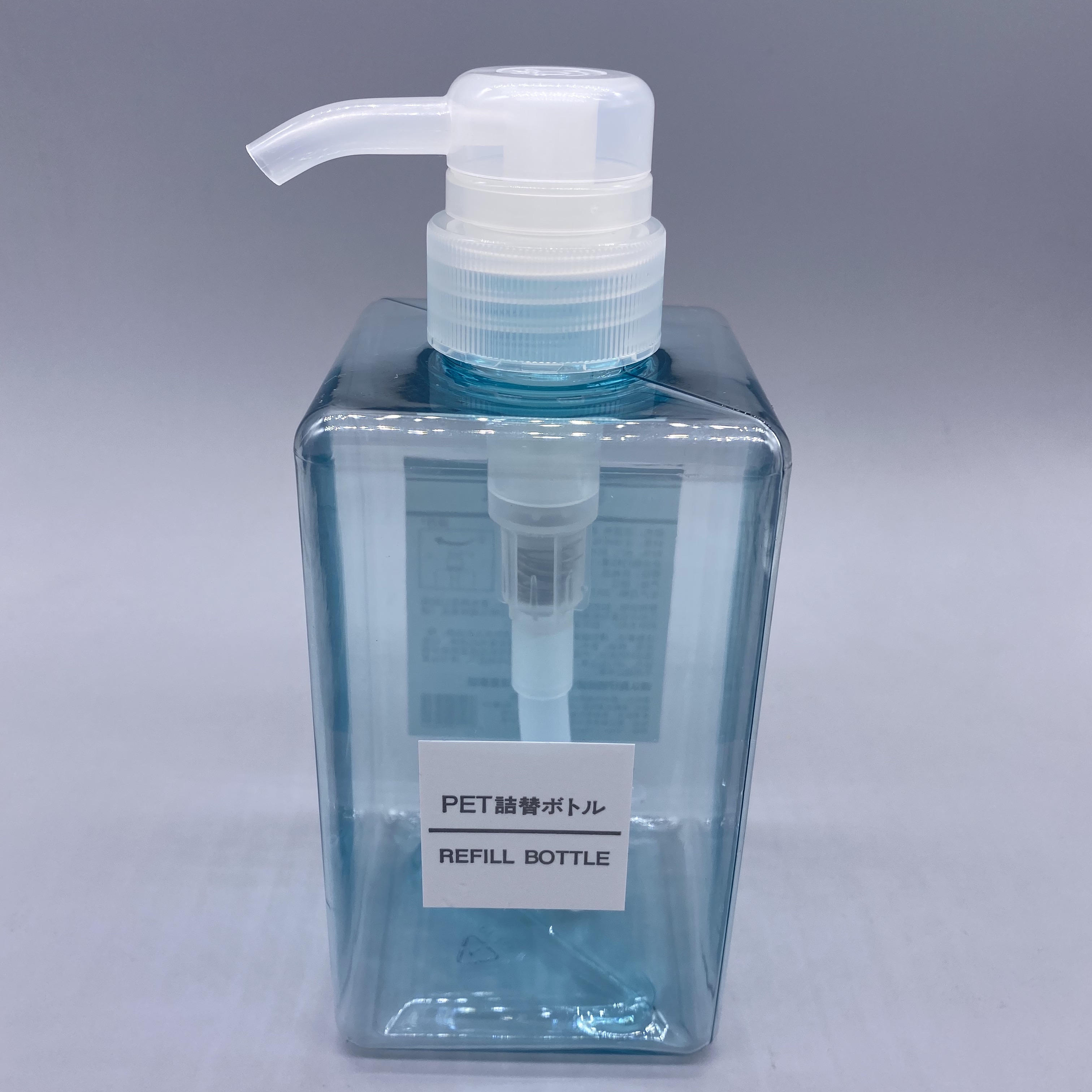 transparent green Cosmetics PETG Bottle with pump