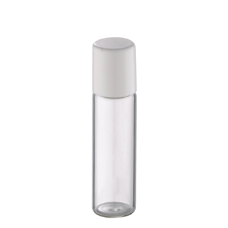 transparent long glass vial bottle 5ml roll on glass bottle for essential oil perfume