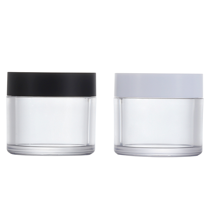 transparent luxury cream jar cosmetic packaging 50G cosmetic jar face cream