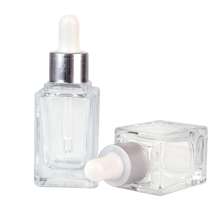 transparent serum glass bottle essential oil bottle 30ml private label dropper bottles