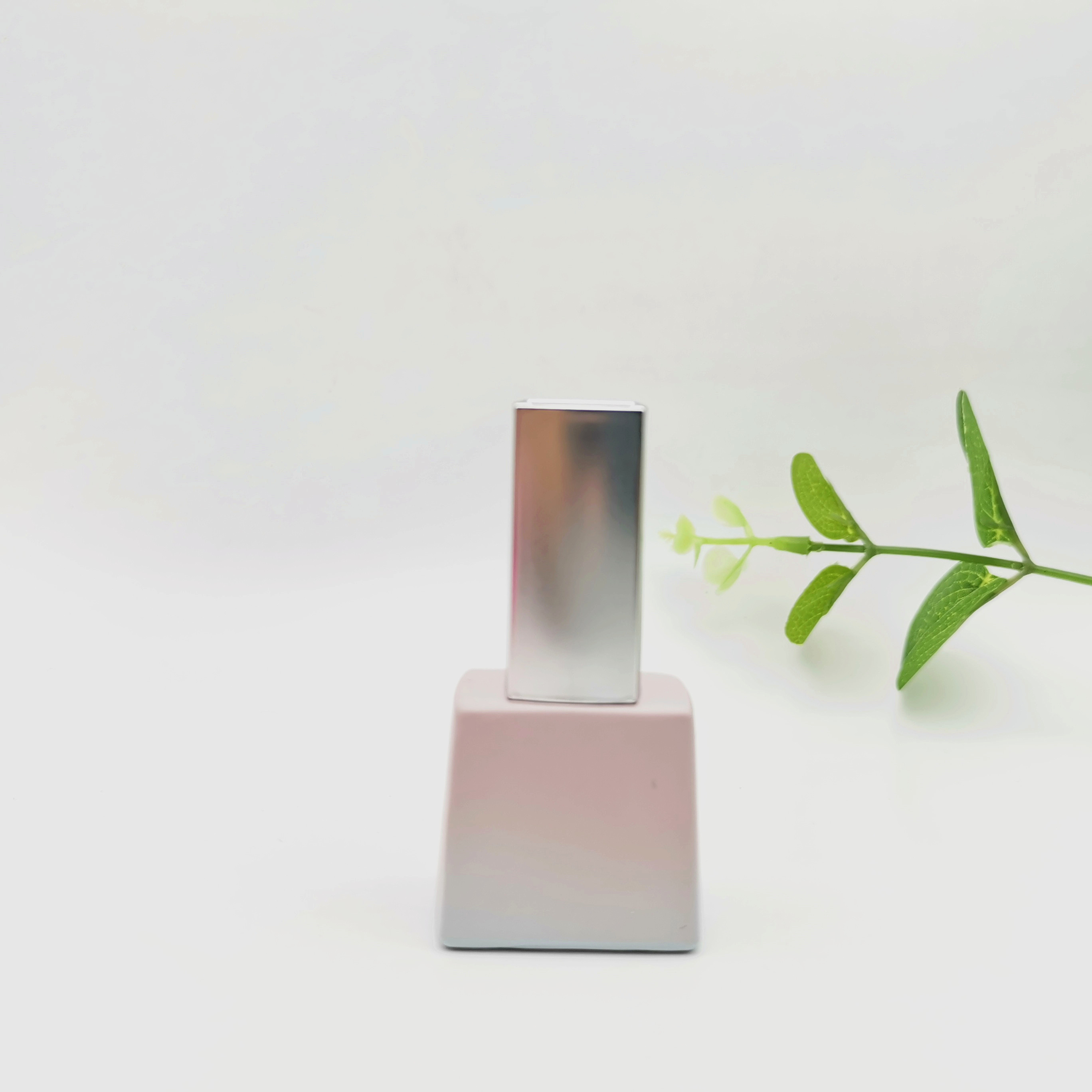 trapezoidal nail polish bottle pink top nail polish bottle with square caps