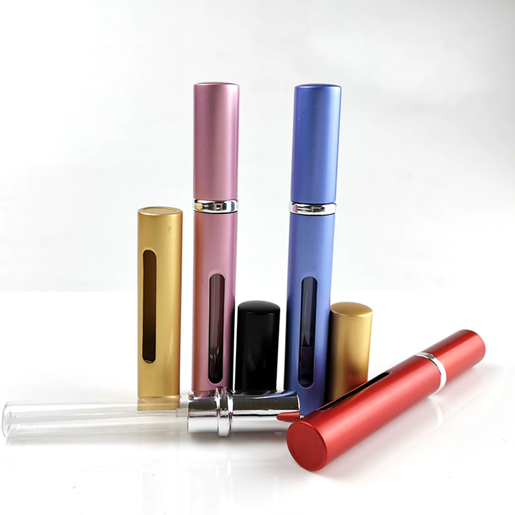travel mini refillable perfume spray bottles portable aluminum atomizer empty cosmetic container perfume bottle