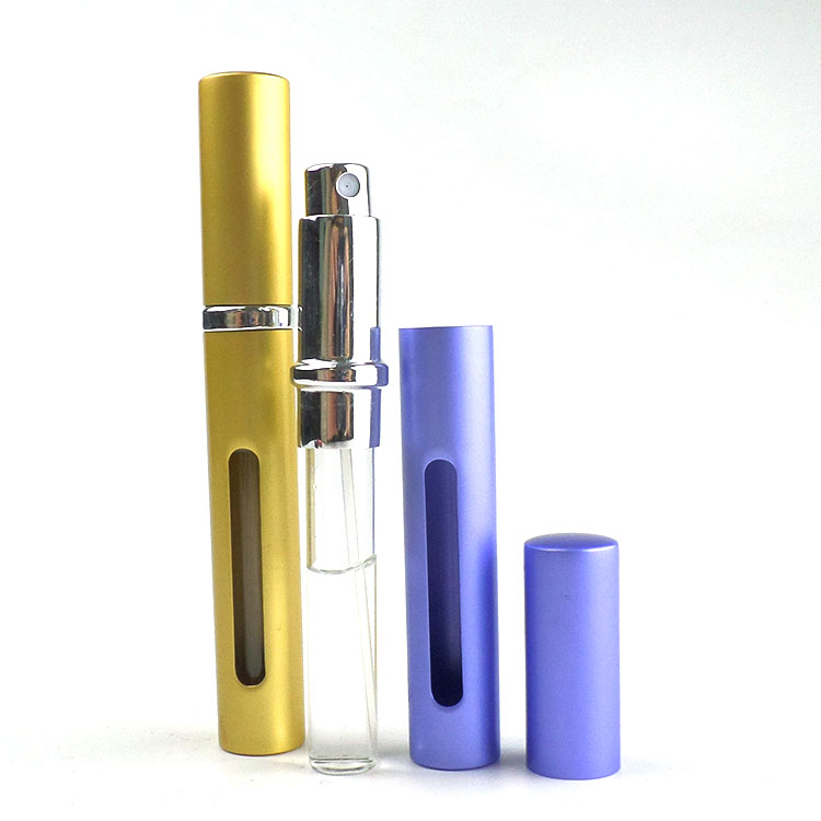 travel mini refillable perfume spray bottles portable aluminum atomizer empty cosmetic container perfume bottle
