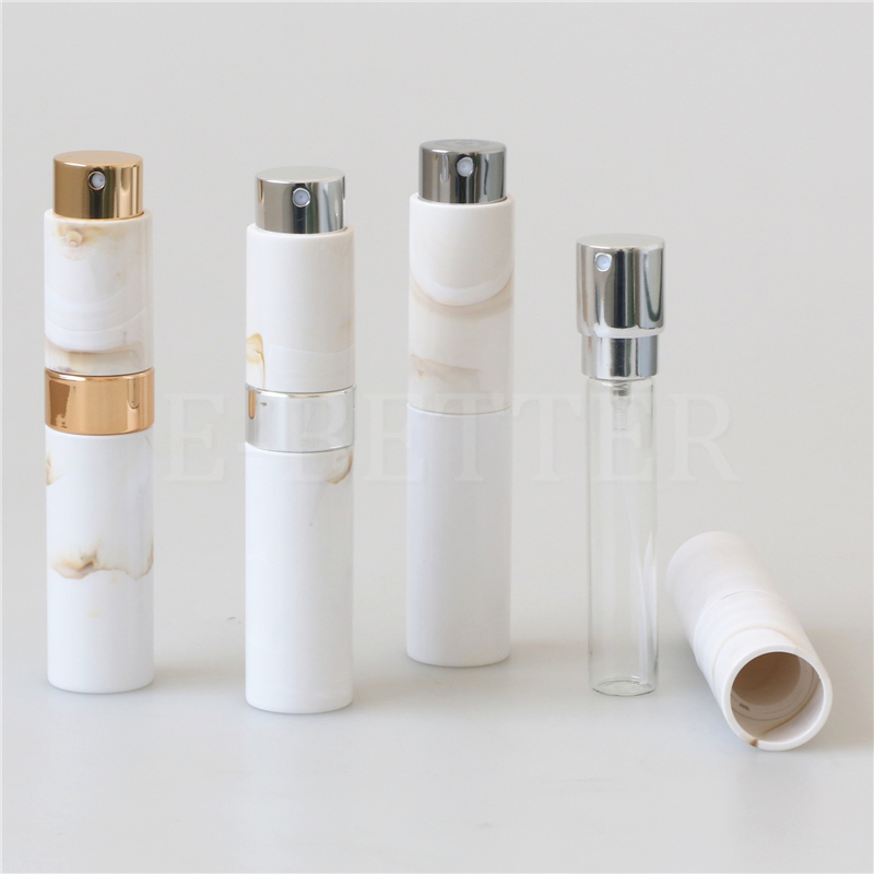 travel size rotary spray perfume bottle atomizer pump sprayer 10ml