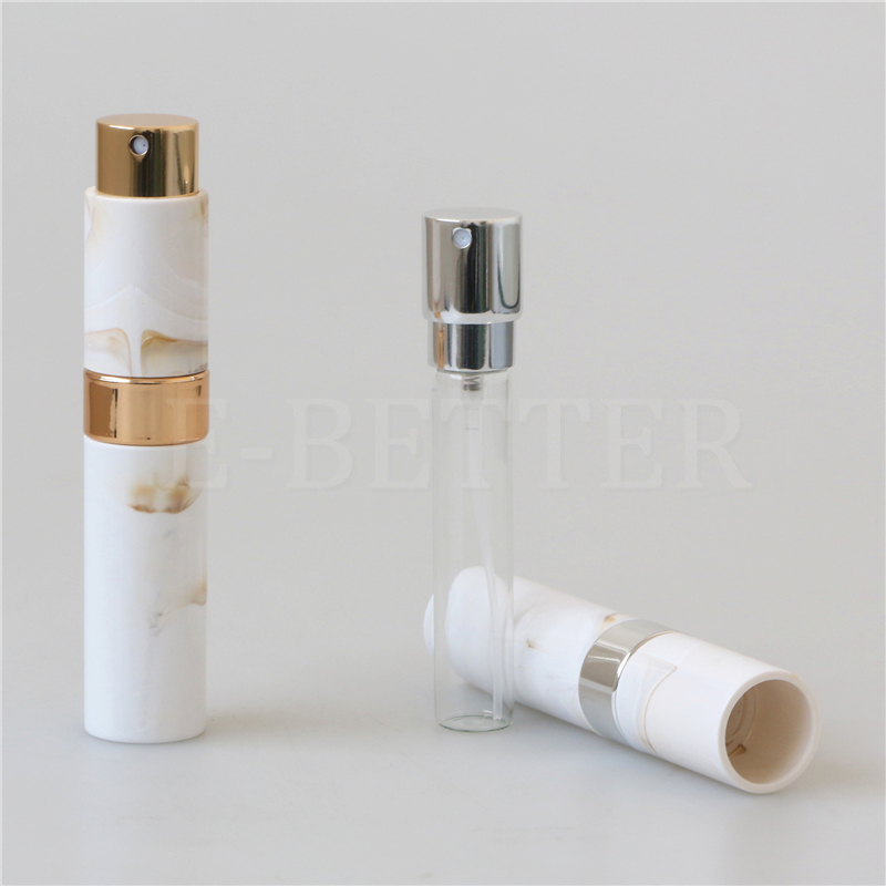 travel size rotary spray perfume bottle atomizer pump sprayer 10ml