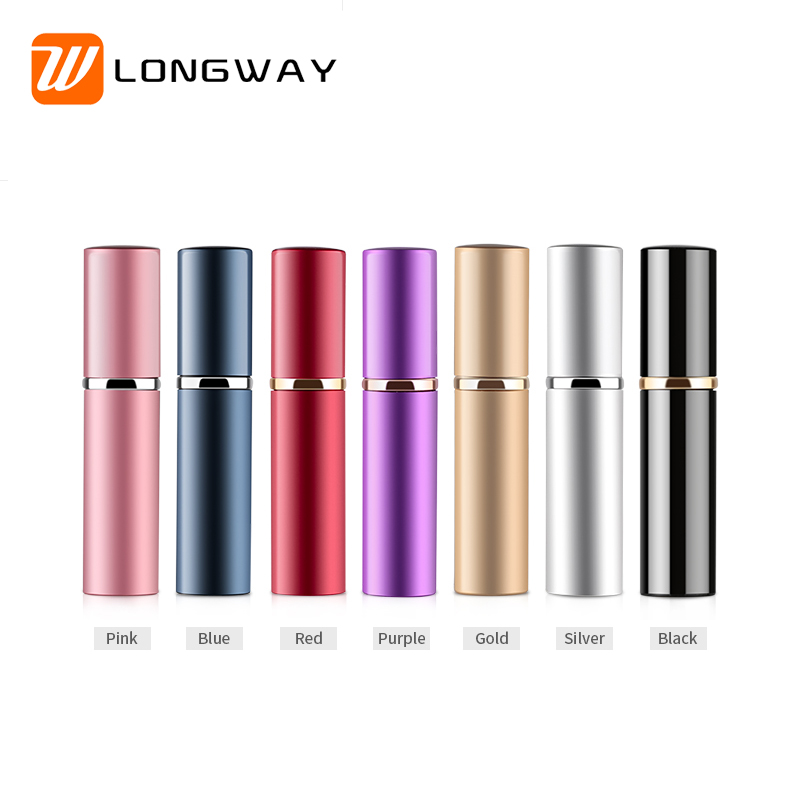 travel small refillable spray perfume bottle with atomizer 5ml for cosmetic packaging