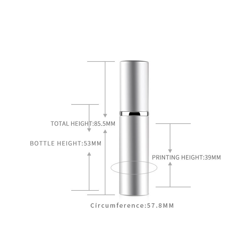 travel small refillable spray perfume bottle with atomizer 5ml for cosmetic packaging