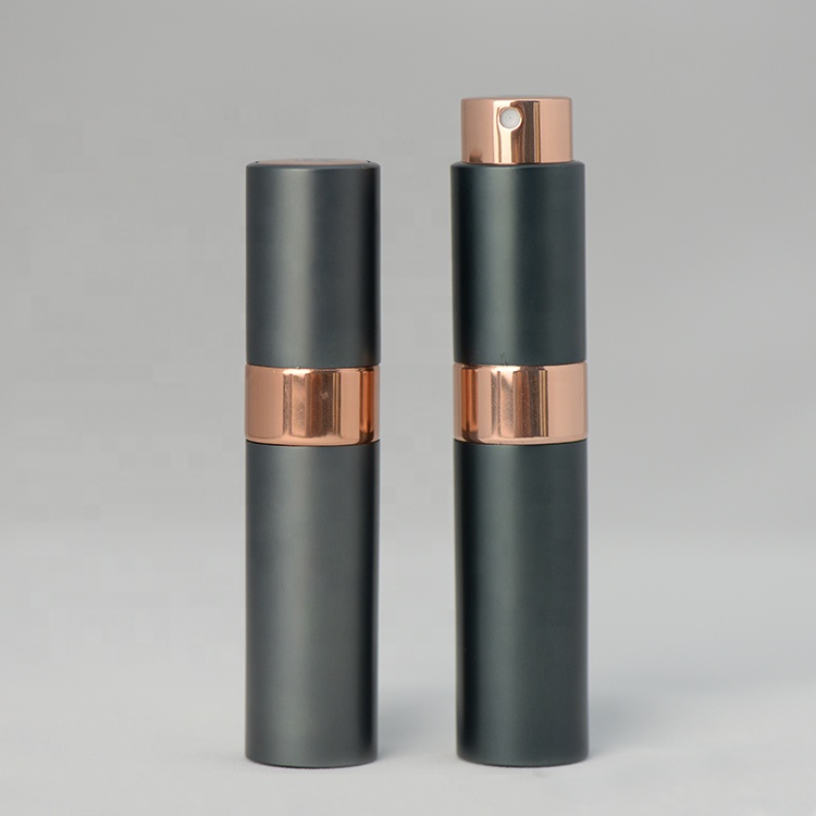 twist up 15 ml glass perfume atomizer bottle