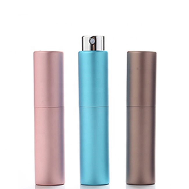 twist up aluminum perfume atomizer 8ml