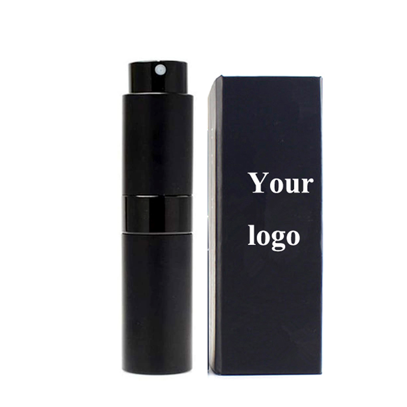 twist up perfume atomizer 8ml 10ml 15ml aluminum Travel glass spray Perfume Refillable bottles