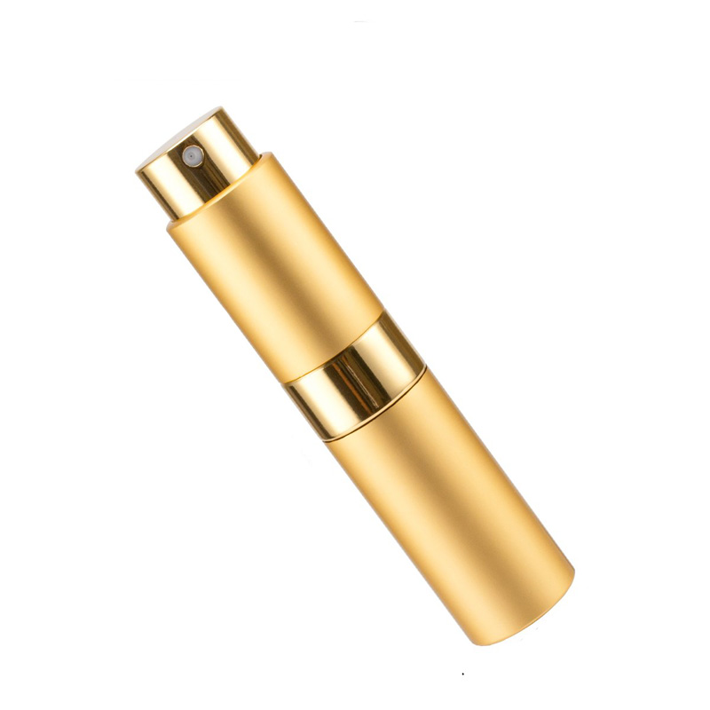 twist up perfume atomizer 8ml 10ml 15ml aluminum Travel glass spray Perfume Refillable bottles