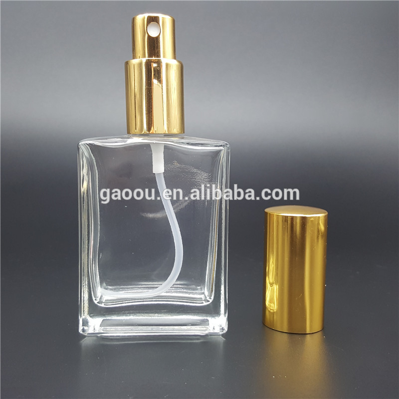 unique 30 ml 30ml 50ml 100ml clear gold wholesale oil spray bottle black bulk luxury empty glass refillable perfume bottles