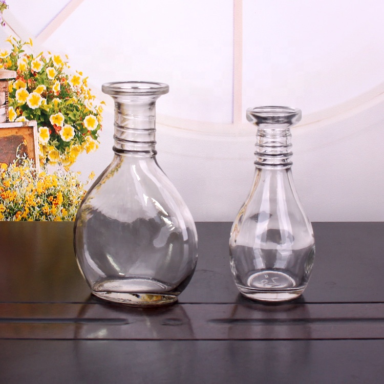 unique 40ml 120ml 160ml clear chemical pharmaceutical glass bottles
