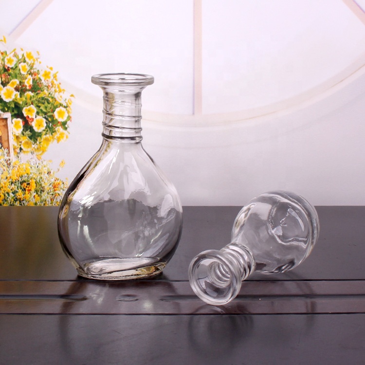 unique 40ml 120ml 160ml clear chemical pharmaceutical glass bottles