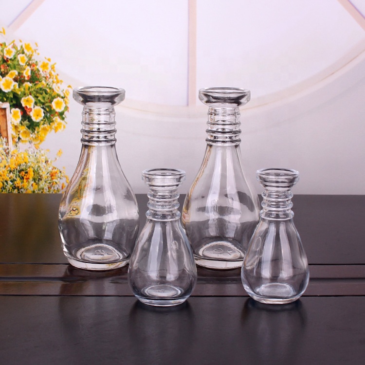 unique 40ml 120ml 160ml clear chemical pharmaceutical glass bottles