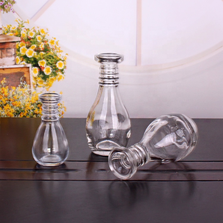 unique 40ml 120ml 160ml clear chemical pharmaceutical glass bottles