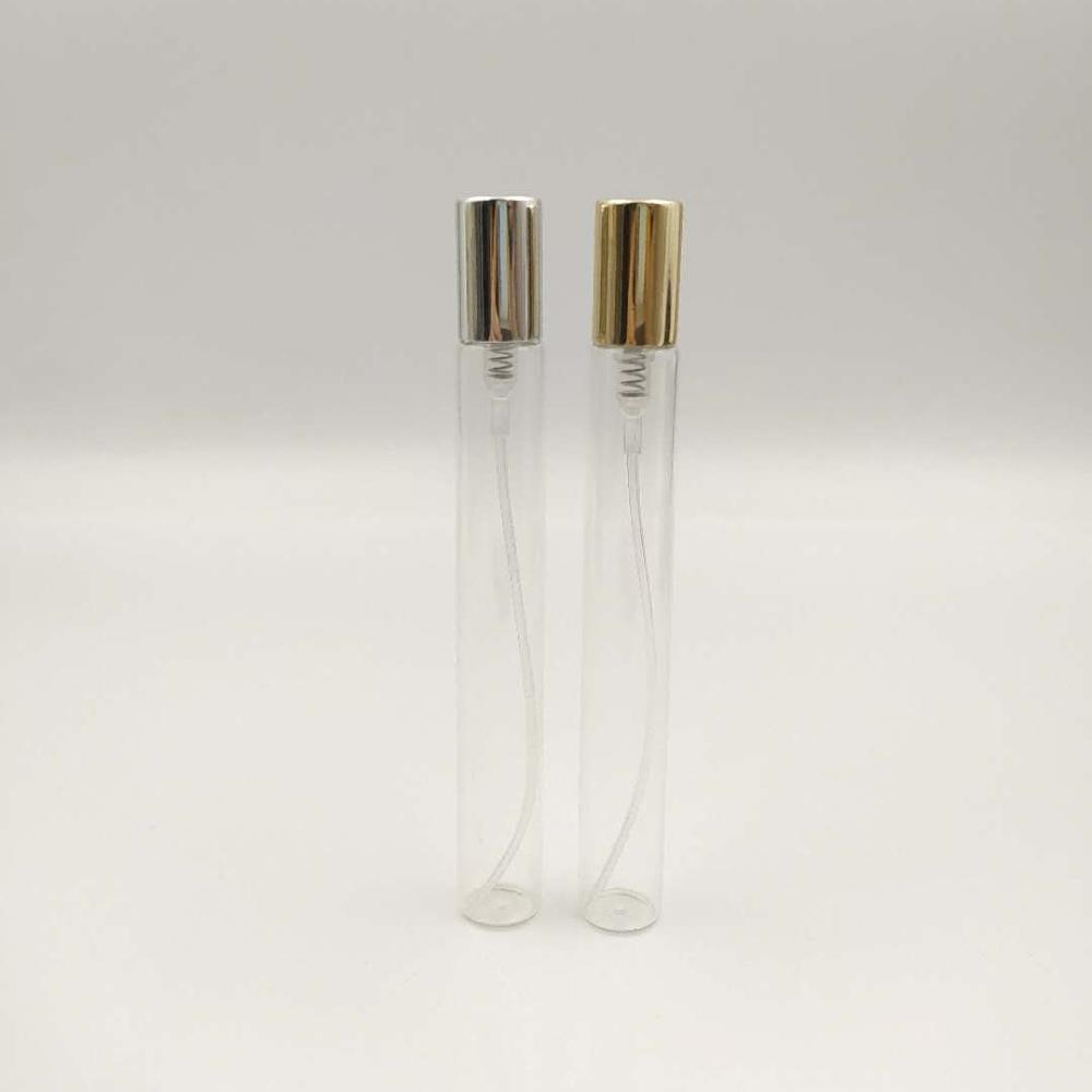 unique design hot selling 10ml clear glass perfume pen spray bottle with fine mist sprayer
