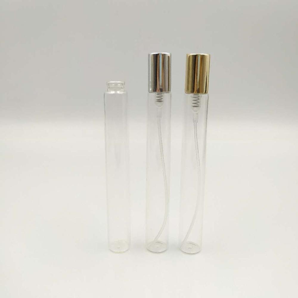 unique design hot selling 10ml clear glass perfume pen spray bottle with fine mist sprayer