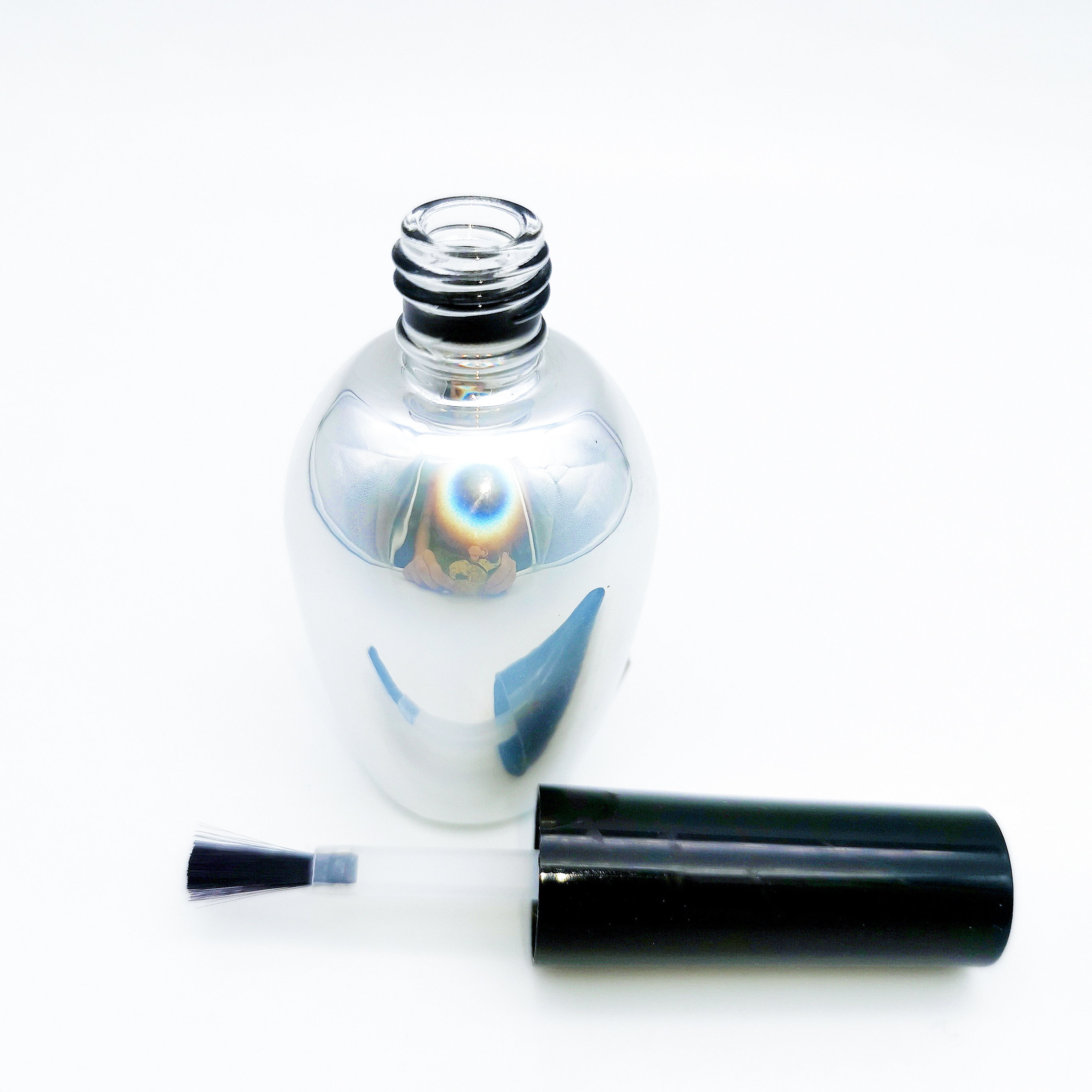 unique glass nail polish bottle nail polish bottle rode gold 15 ml flat nail polish bottle