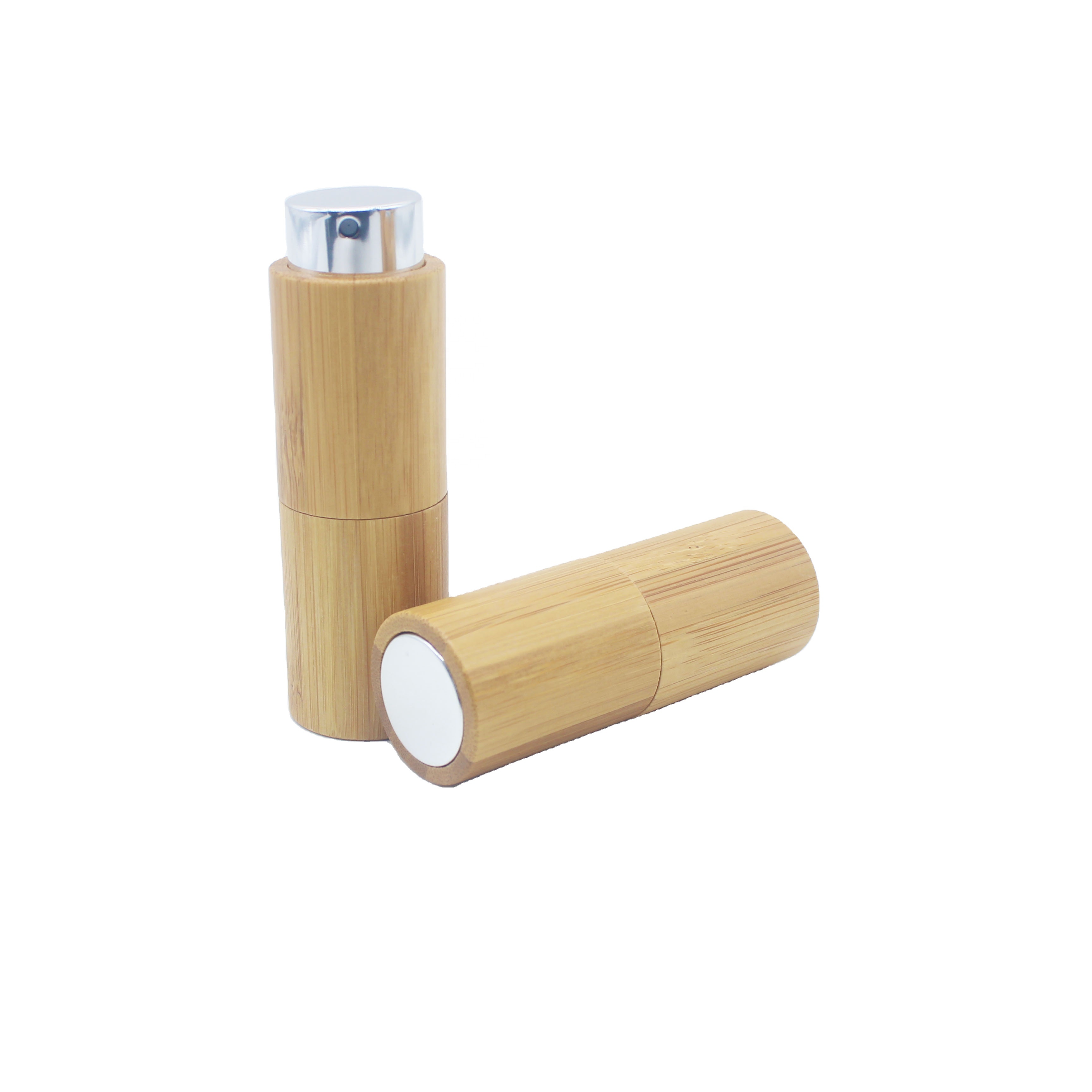 unique perfume bottle bamboo 10ml luxury engraved empty container wholesale BBJ-223