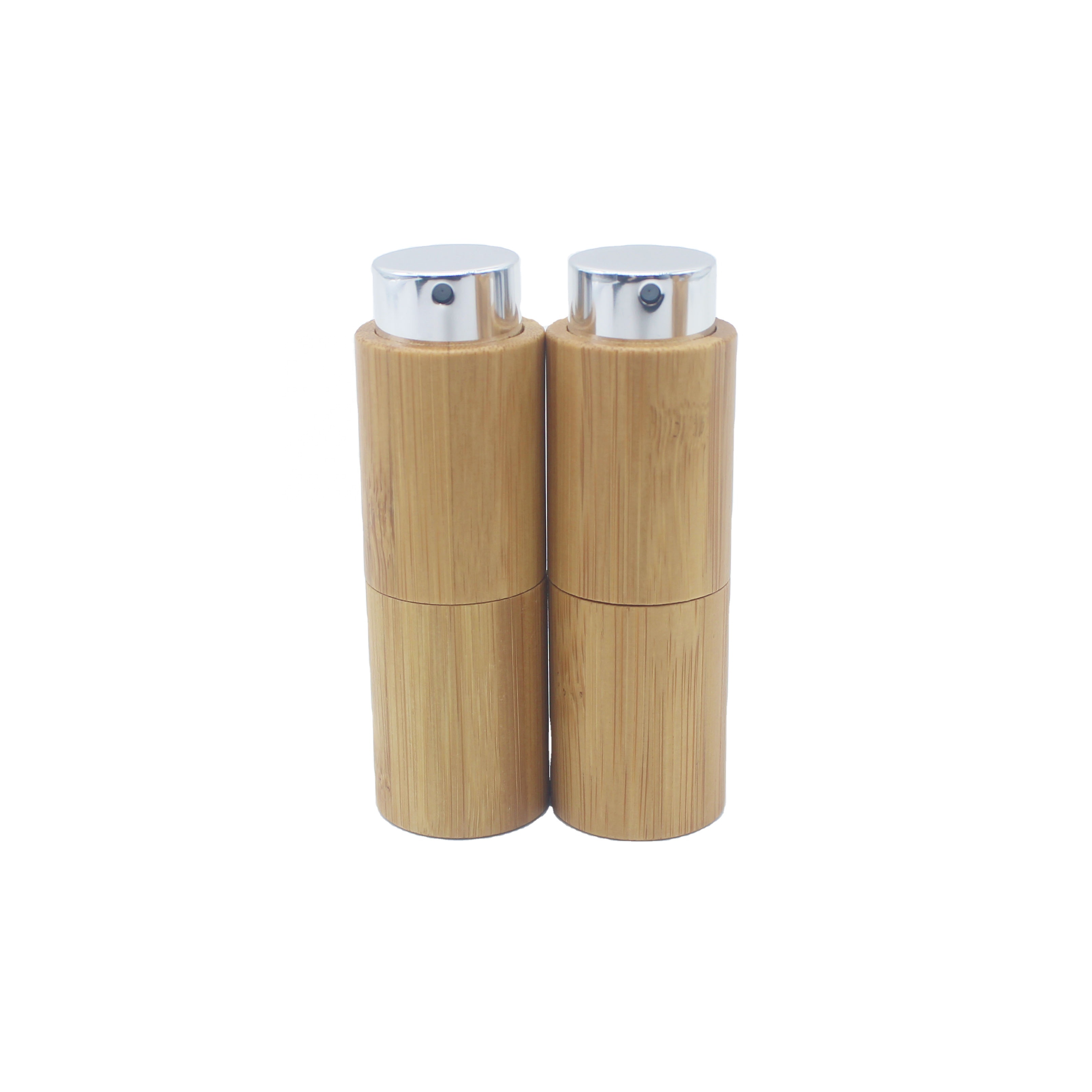 unique perfume bottle bamboo 10ml luxury engraved empty container wholesale BBJ-223