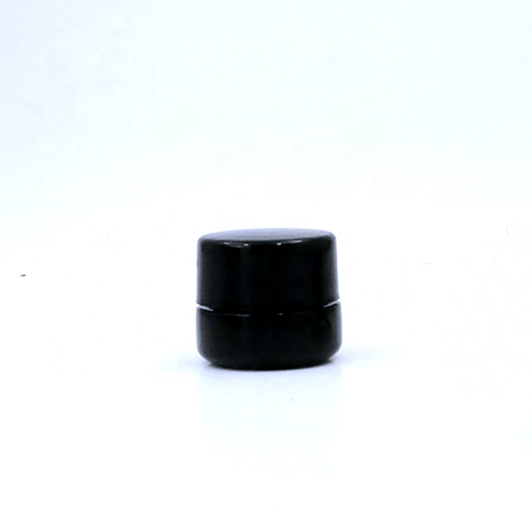 uv black Concentrate containers wax herb rosin dab Ointment bottle with child proof CR cap 5ml 5g vacuum glass jar for CBD oil