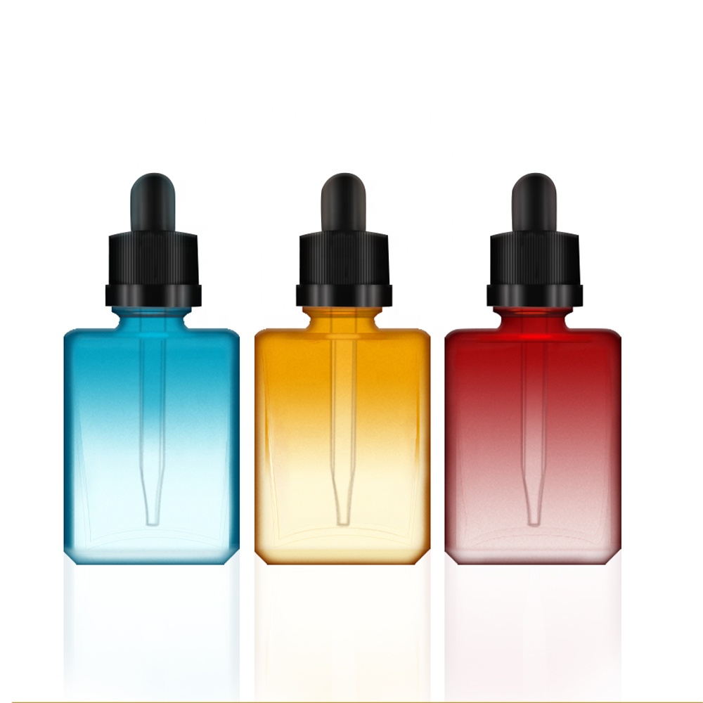 vape essential oil e liquid green blue clear amber 5ml 10ml 15ml 20ml 30ml 50ml 100ml glass dropper bottles with dropper