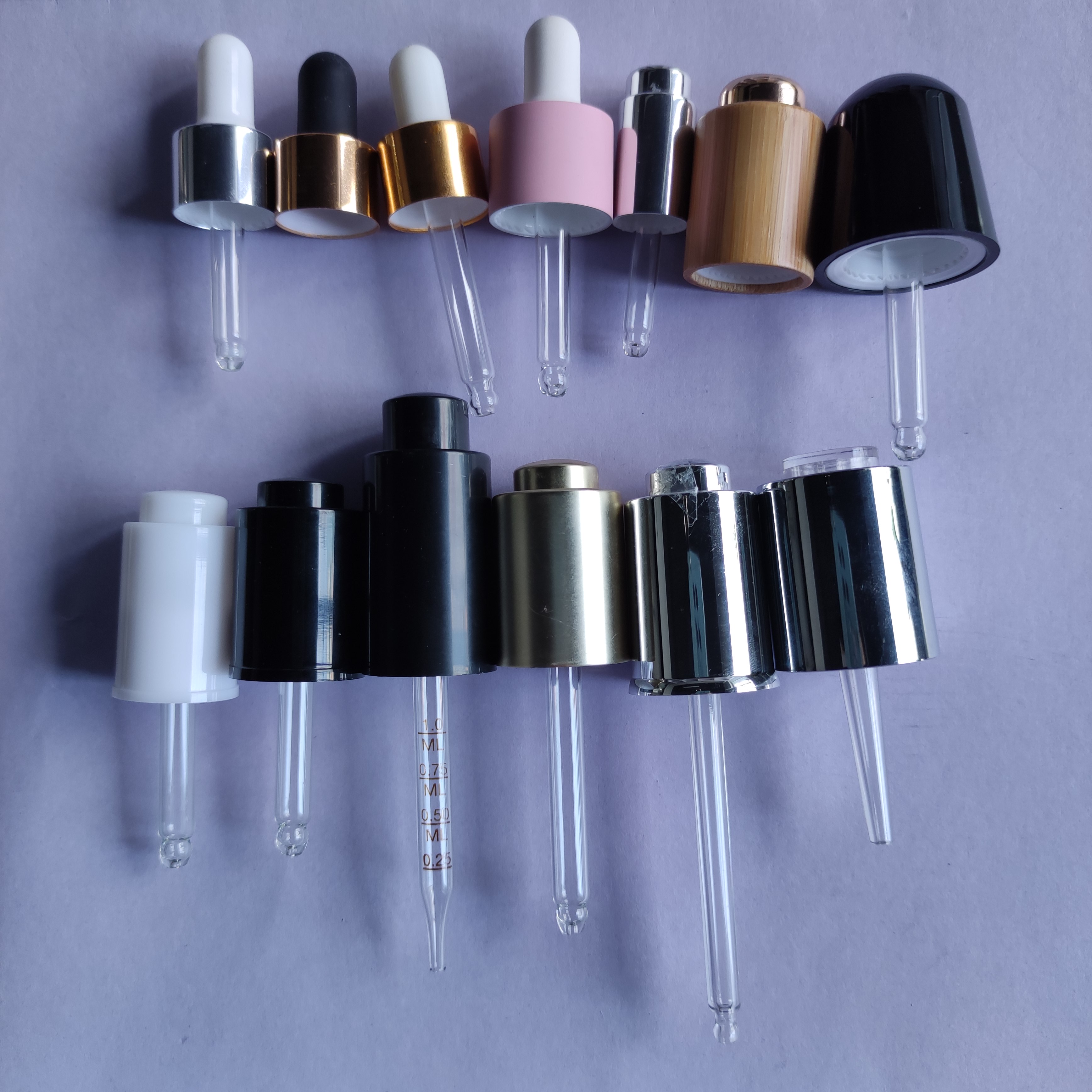 various size 5ml 10ml 15ml 20ml 30ml 50ml 100ml 150ml clear amber glass boston bottles for cosmetic CBD essential oil packaging