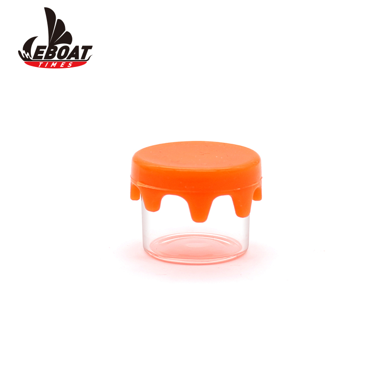 various size and colors cbd jar small size empty cbd wax glass jars in bulk