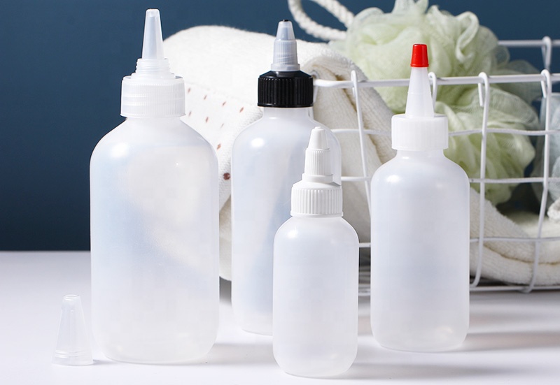 various volume of glue bottle applicator pe squeeze bottle with screw twist cap