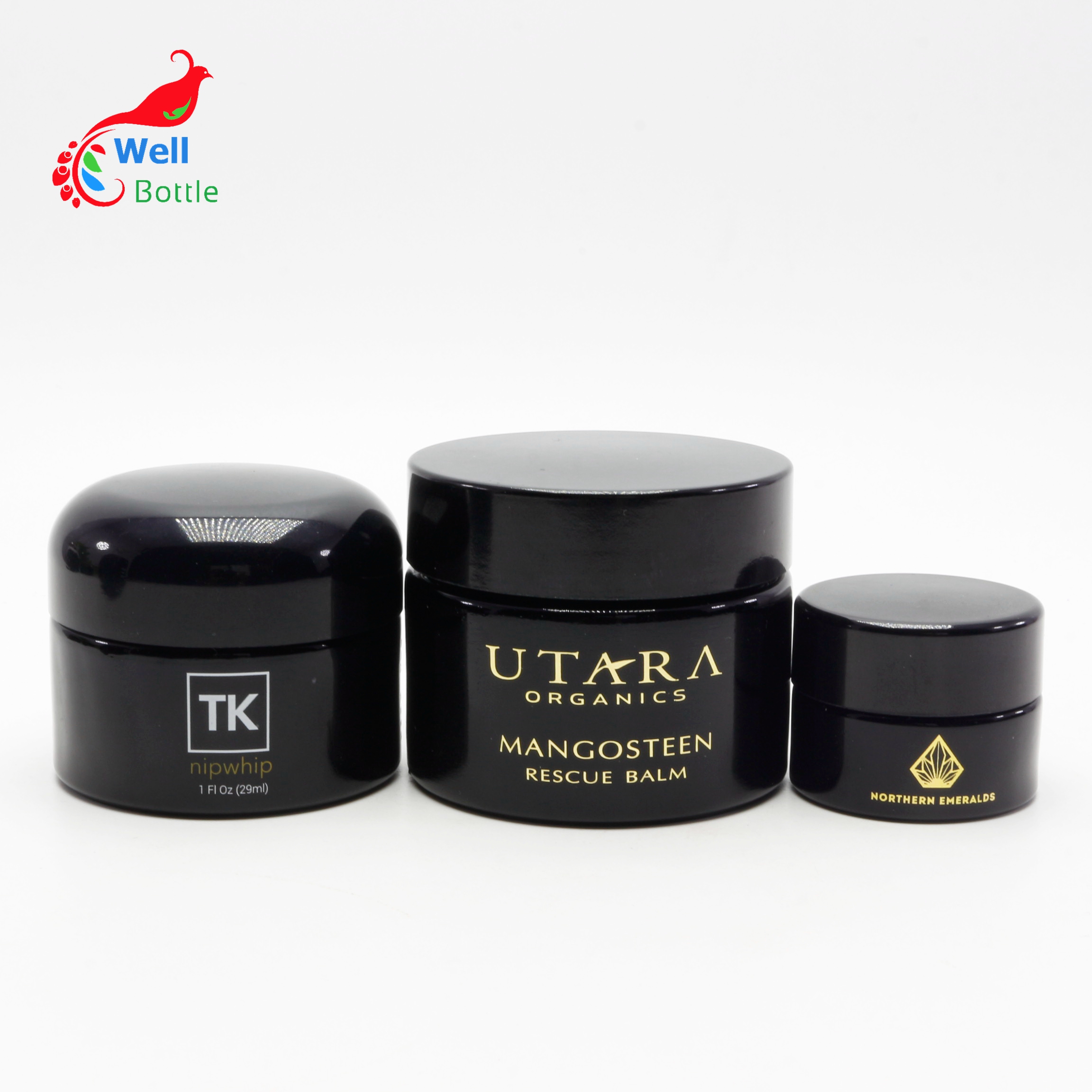 violet 10 15 30 ml 50 60 100 ml empty facial serum CBD oil dark violet glass dropper bottles with black dropper cap VB-134A