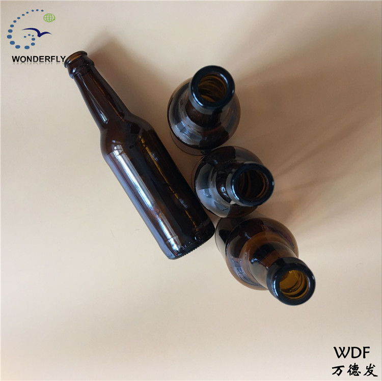 welcome to purchase empty 355 ML long neck glass bottle brown factory quality suitable for 26mm mouth