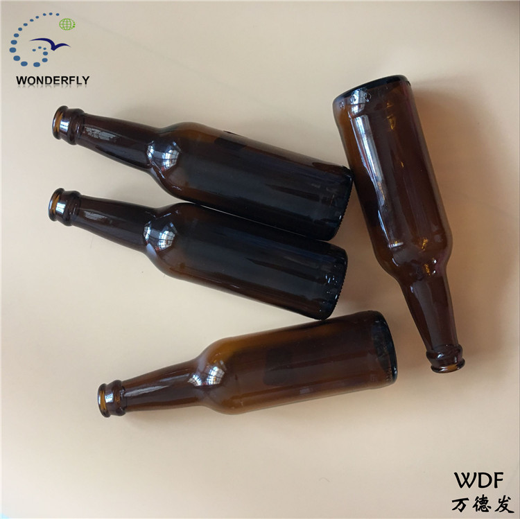 welcome to purchase empty 355 ML long neck glass bottle brown factory quality suitable for 26mm mouth