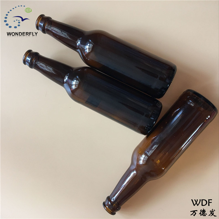 welcome to purchase empty 355 ML long neck glass bottle brown factory quality suitable for 26mm mouth